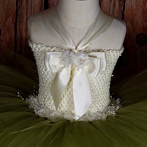 BLACK FRIDAY SALE - Tutu Dress And Hair Clip for Toddlers, Size 18 Mos - 3T NWT - Picture 2 of 13